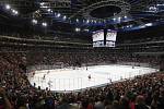 Pražská O2 aréna hostila 4. října utkání NHL mezi Philadelphií Flyers a Chicagem Blackhawks