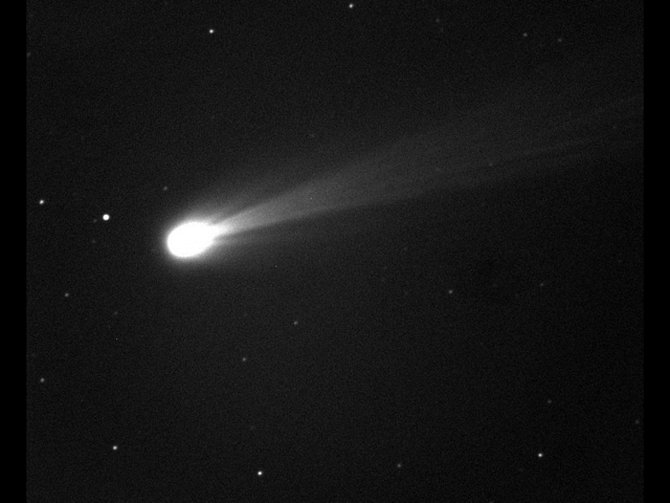 Kometa ISON na snímku pořízeném agenturou NASA.