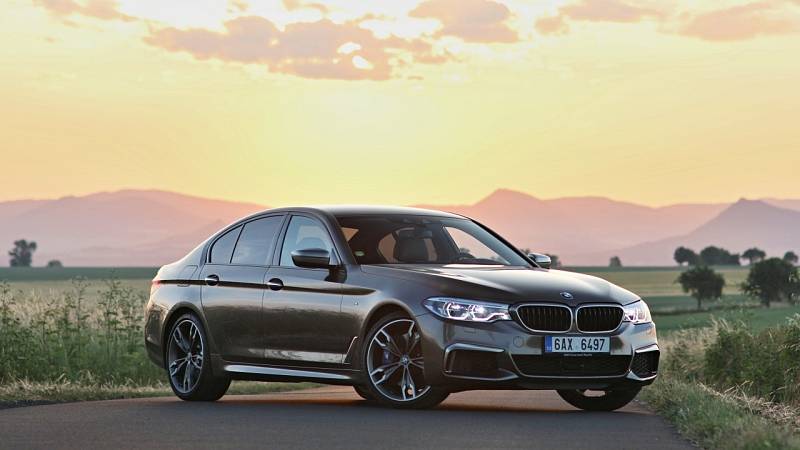 BMW M550d.