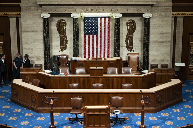 Sněmovna reprezentantů v americkém Kongresu. Ilustrační snímek