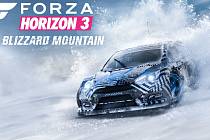 Počítačová hra Forza Horizon 3: Blizzard Mountain.