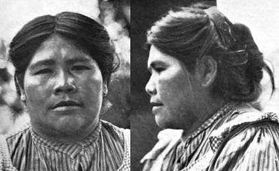 Další snímek indiánské ženy od Aleše Hrdličky, tentokrát Leny Coxové, ženy ze středního Miwoku