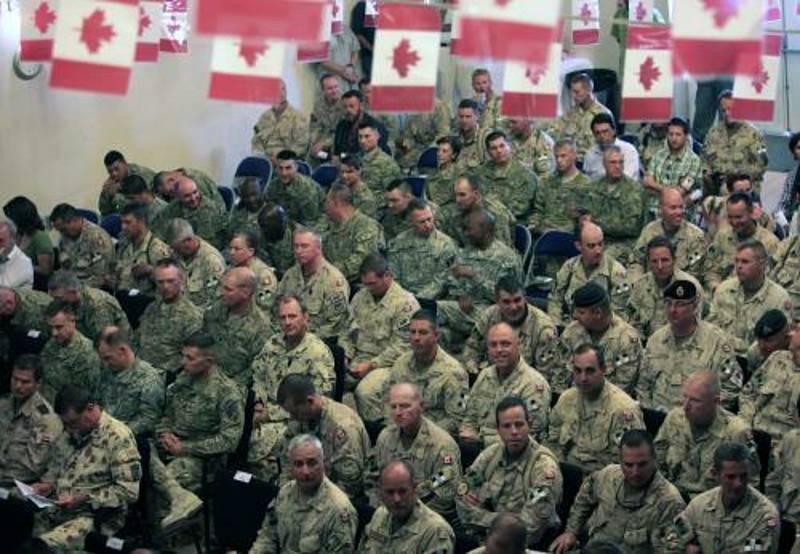 Kanadští vojáci. Ilustrační snímek