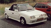 MTX Roadster (1990 – 1996). Otevřená verze hatchbacku Škoda Favorit s plátěnou stahovací střechou.