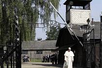 Papež František dnes jako třetí hlava katolické církve navštívil nacistický vyhlazovací tábor v Osvětimi. 