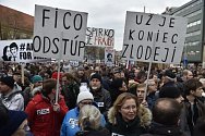 Protestní akce v Bratislavě