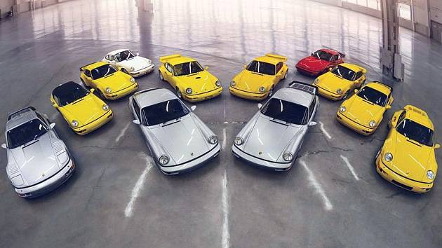 Celkem 12 úžasných Porsche půjde do aukce.