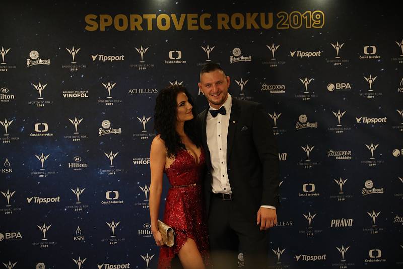 Vyhlášení ankety Sportovec roku 2019. Lukáš Krpálek, Eva Krpálková