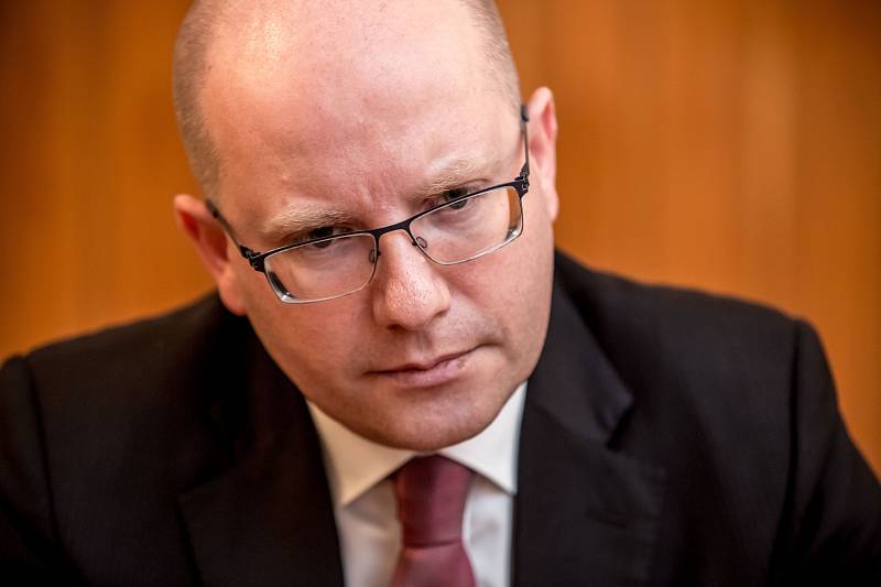 Premiér Bohuslav Sobotka poskytl rozhovor Deníku