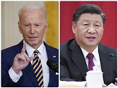 Joe Biden (vlevo) a Si Ťin-pching