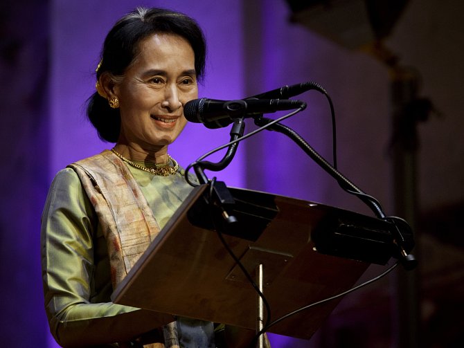Nositelka Nobelovy ceny míru Su Ťij