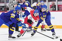 Čeští hokejisté podlehli na mistrovství světa juniorů Švédsku