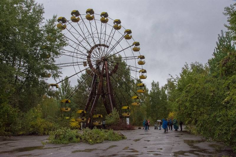 Honza Dušek na vozíku projel Černobyl.