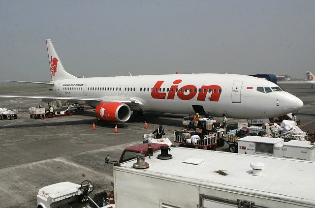 Letadlo indonéské nízkonákladové společnosti Lion Air, které spadlo 29. října 2018 i se 189 lidmi na palibě do moře.