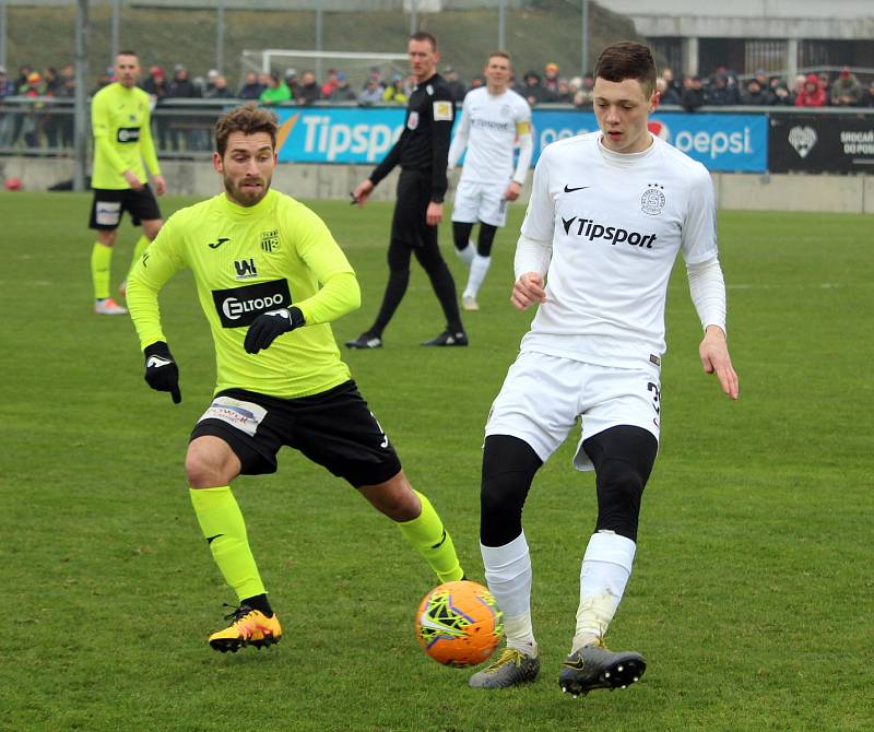 Přípravný zápas: Sparta - Ústí nad Labem 1:0 (0:0) 68. Sáček