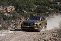 Kodiaq může mít pohon všech kol a má i dostatečnou světlou výšku na to, aby mohl vjet do terénu.