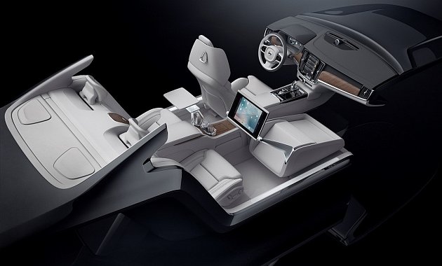 Volvo S90 Excellence Lounge Console.