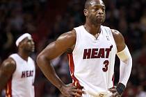 Dwyane Wade v dresu Miami Heat.