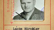 Průkaz Miroslava Lápky