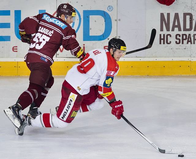 Sparta - Olomouc:  Robert Sabolič a Marek Laš