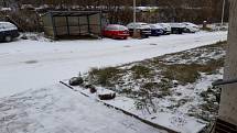 V Jihlavě napadly celkem k dnešnímu ránu dva centimetry sněhu, píše Petr Janoušek, dobrovolný pozorovatel počasí pro ČHMU
