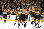 Hokejisté Vegas Golden Knights se radují ze zisku premiérového Stanley Cupu