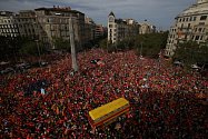 Milion Katalánců v ulicích Barcelony volal po nezávislosti.