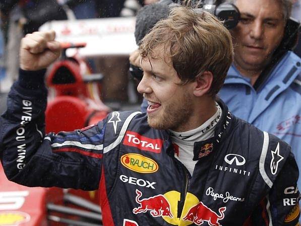 Sebastian Vettel, mistr světa ve formuli jedna v sezoně 2012.