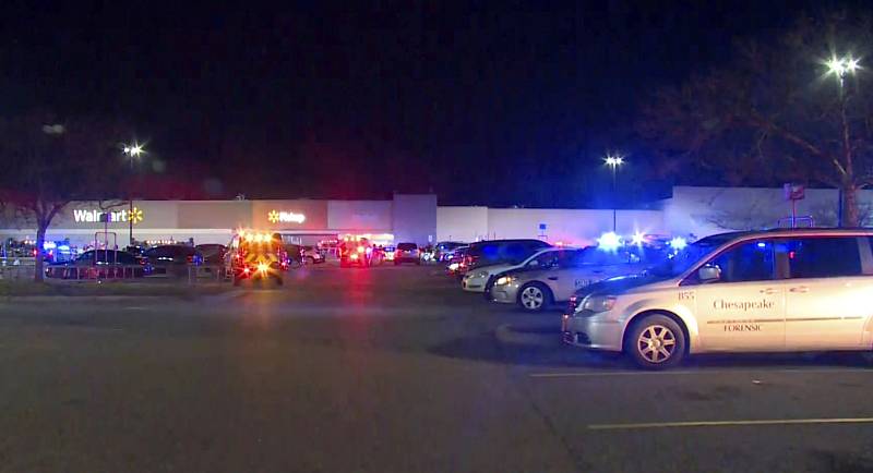Střelba v supermarketu Walmart v americké Virginii