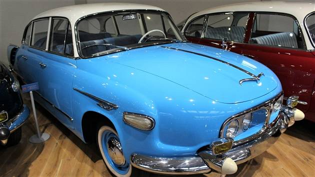 Tatra 603 verze 1963 v olomouckém muzeu historických aut