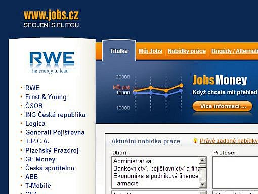 Pracovní portál jobs.cz