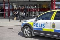 Švédská policie, policejní vůz - ilustrační foto.