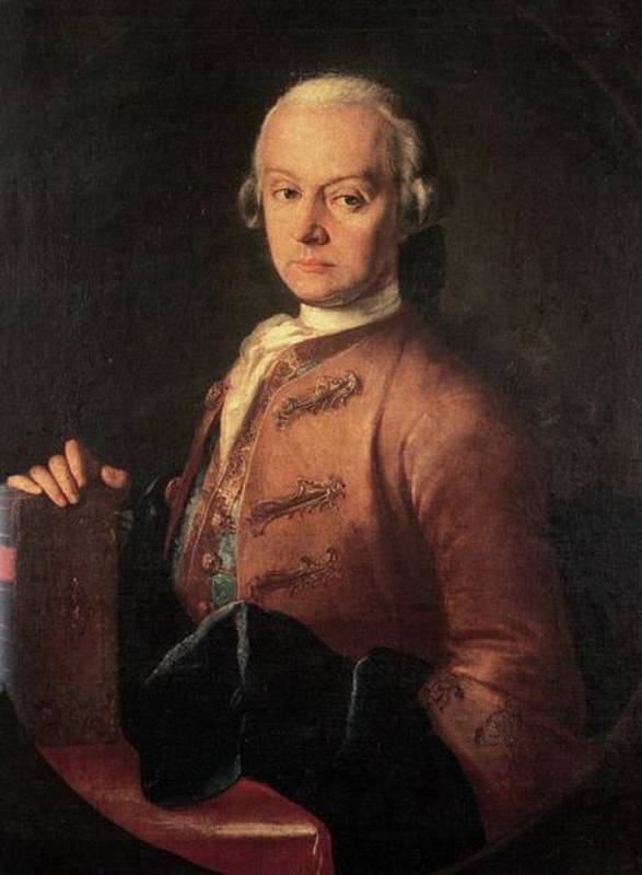 Otec Wolfganga Amadea a Nannerl Mozartových - hudební skladatel Leopold Mozart. Byl to právě on, kdo je naučil hrát na hudební nástroje a cestoval s nimi po Evropě. Časem se se synem pomáhal, a blízké vztahy měl pouze s dcerou.