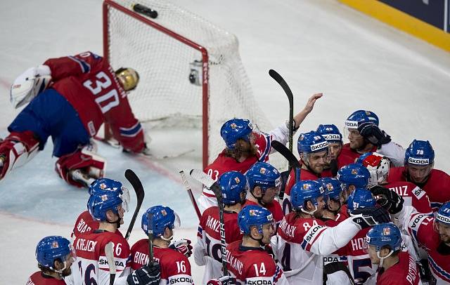 Zápas Mistrovství světa v ledním hokeji Česko - Norsko