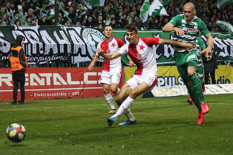 Úvodní jarní kolo FORTUNA:LIGYBohemians - Slavia 1:0 (70. Vodháněl)Foto: Antonín Vydra