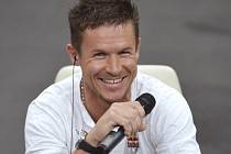 Rakouský hrdina Felix Baumgartner.