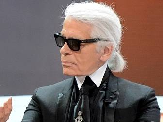 Módní návrhář Karl Lagerfeld