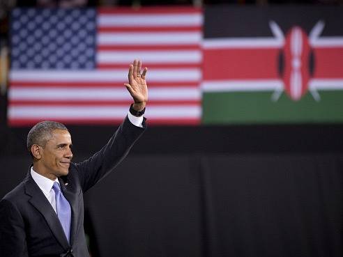 Americký prezident Barack Obama na návštěvě Keni