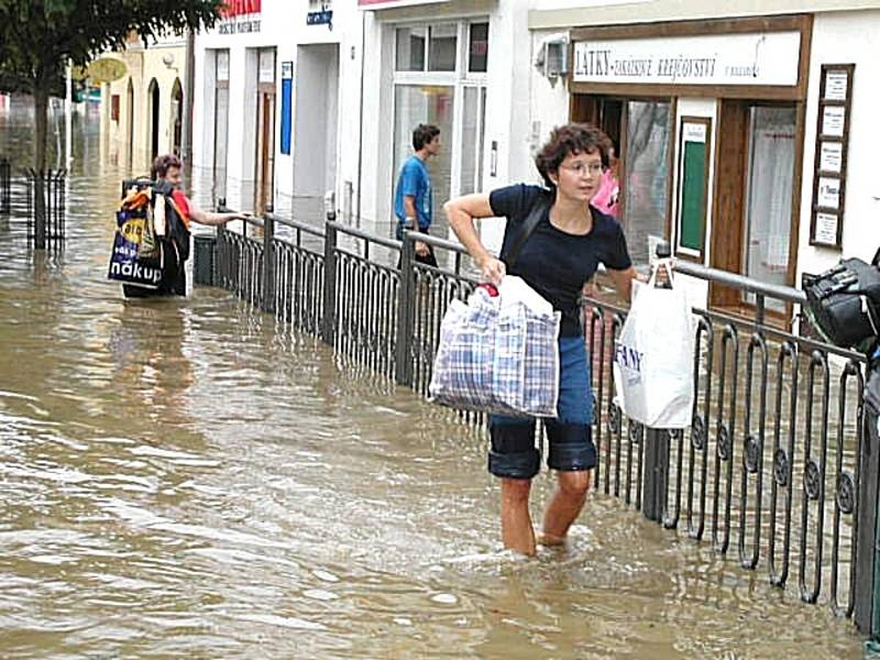 Povodeň v Berouně v roce 2006