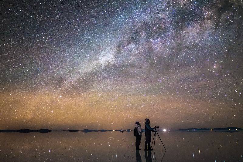 Salar de Uyuni, největší světová solná pláň, je rájem pro fotografy