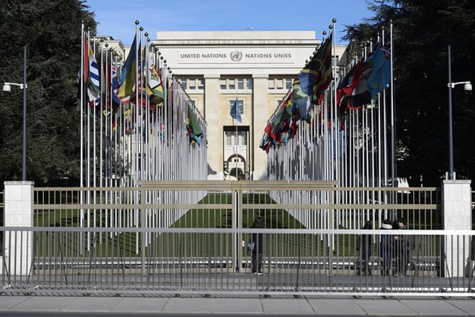 Sídlo OSN v Ženevě. Ilustrační snímek