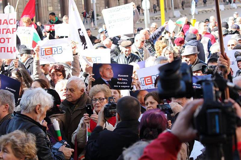 Bulharské protesty proti prodeji ČEZ