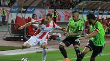 Crvena Zvezda Bělehrad – Spartak Trnava, první utkání třetího předkola Ligy mistrů (1:1).