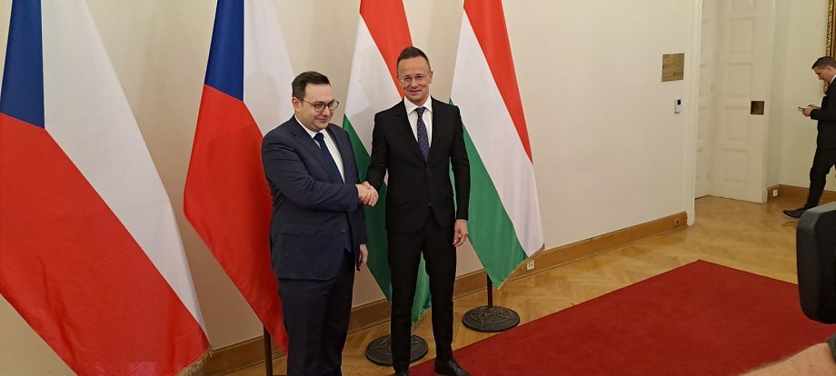 Český ministr zahraničí Jan Lipavský v Budapešti jednal s maďarskou diplomacií.