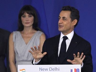 Carla Bruni a Nikolas Sarkozy