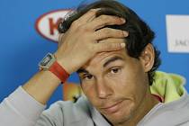 Rafael Nadal před startem Australian Open