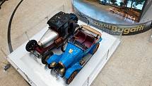 Výstava vozů Bugatti v galerii Vaňkovka