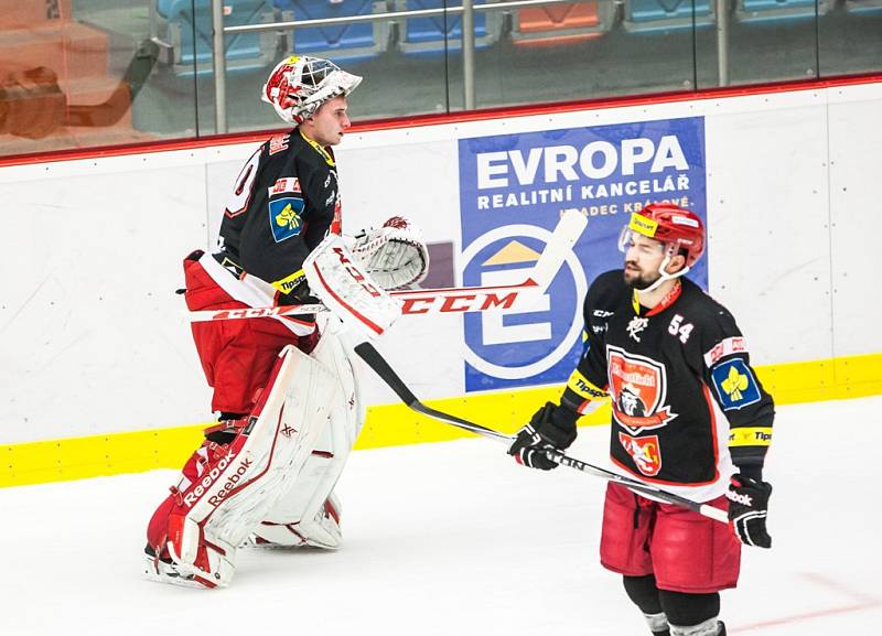 Hradec Králové - Sparta: Domácí brankář Kacetl brzy inkasoval