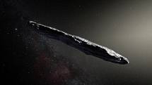 Tajemné těleso Oumuamua