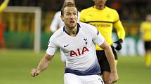 Útočník Tottenhamu Harry Kane v zápase Ligy mistrů proti Borussii Dortmund